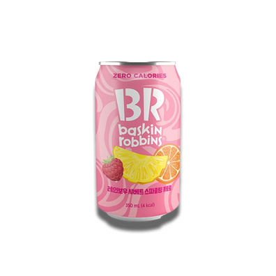 Baskin Robbins Rainbow Sherbet Sparkling Soda